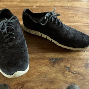 Cole Hann suede Zerogrand Oxford sneaker shoes